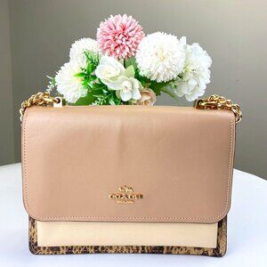 Coach CB900 Klare Crossbody in Colorblock in lvory Multi